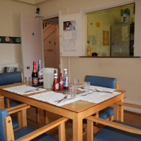 Crescent House care home dining room